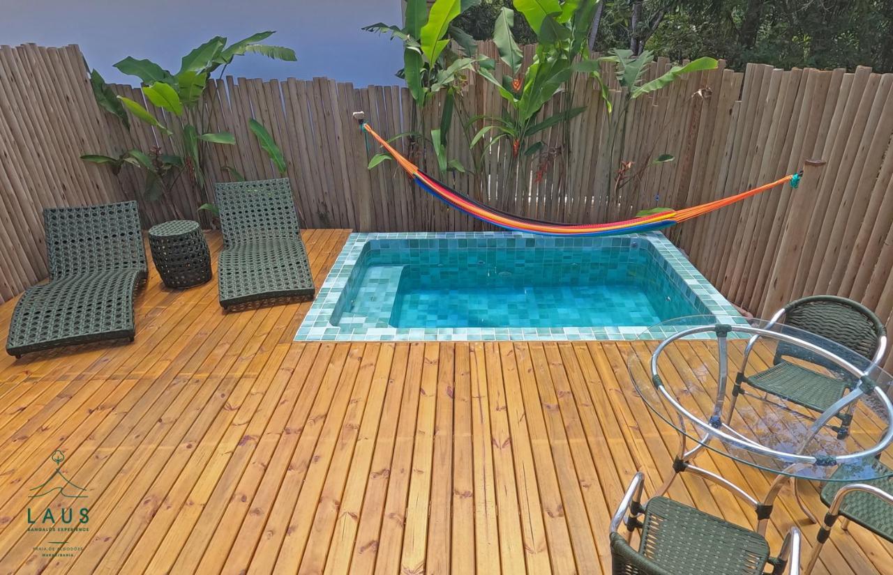 Laus Bangalos Experience - Piscina Privativa - Praia De Algodoes - Peninsula De Marau - Bahia Praia dos Algodoes Exterior foto